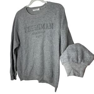 Project Social T Freshman Class of '71 Soft Gray Long Sleeve Sweater Jumper Med